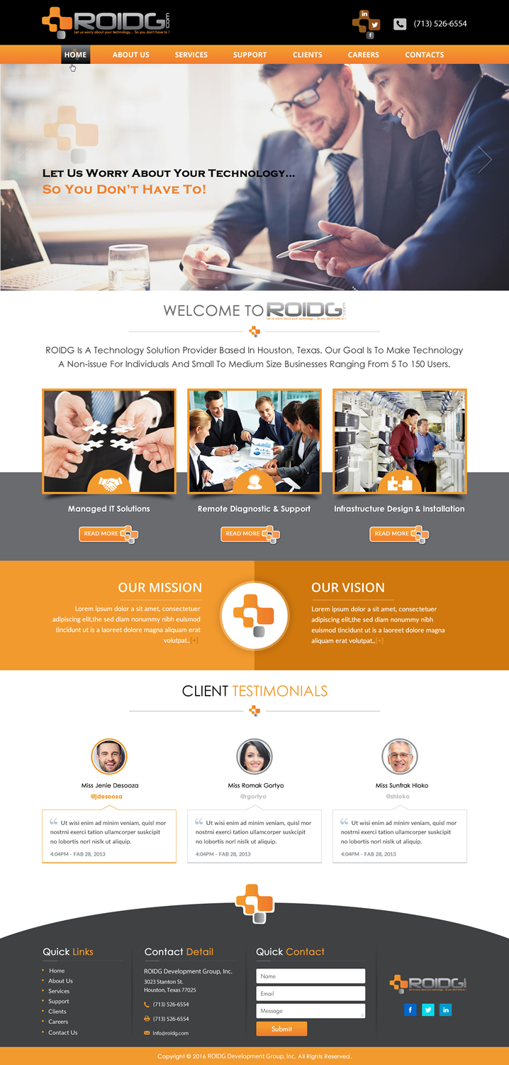Diseño Web por HarmiDesigning para ROI Development Group, Inc. | Diseño #13924234
