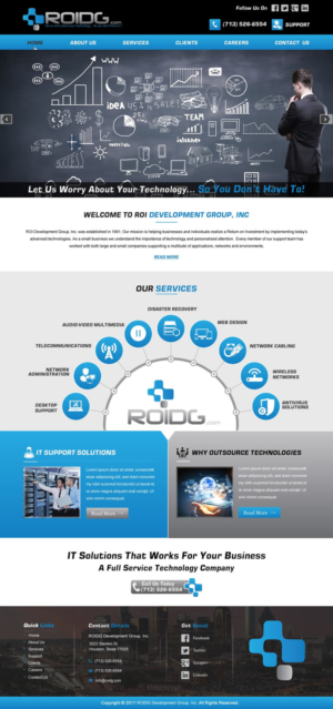 Web Design by harmi_199 for ROI Development Group, Inc. | Design: #13947470