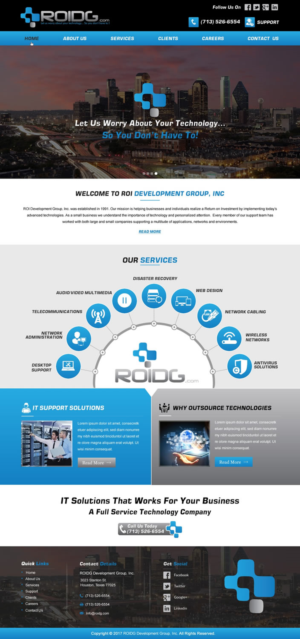 Web Design by harmi_199 for ROI Development Group, Inc. | Design: #13947472