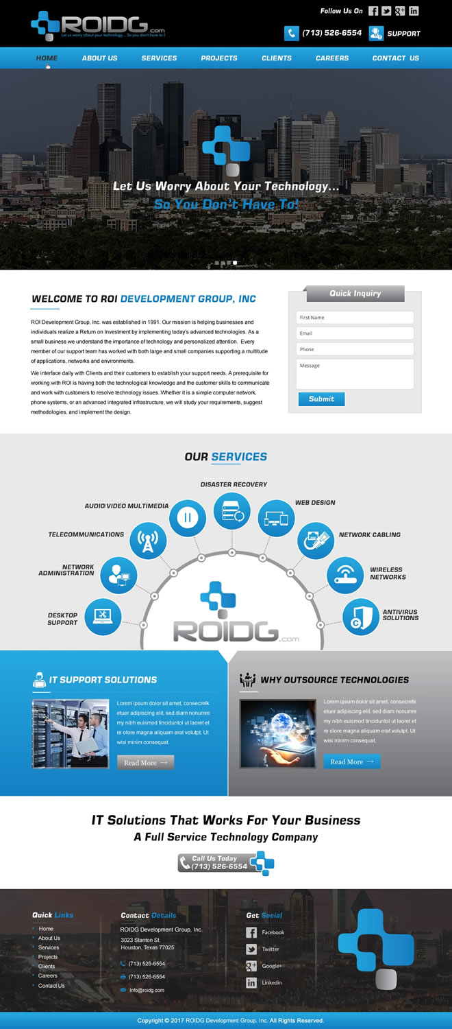Diseño Web por HarmiDesigning para ROI Development Group, Inc. | Diseño #13948564