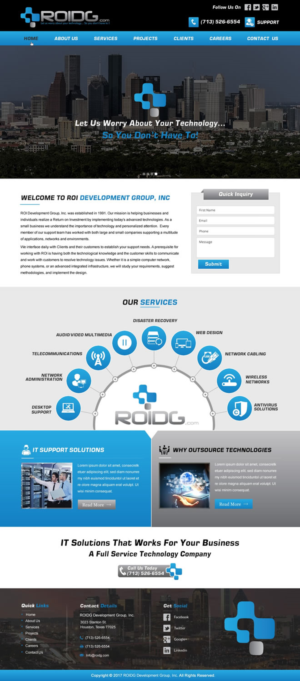 Web Design by harmi_199 for ROI Development Group, Inc. | Design: #13948564