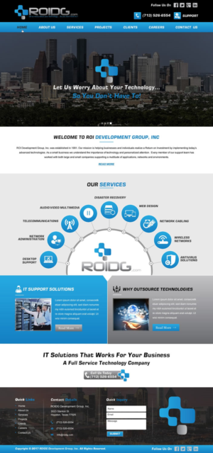 Web Design by harmi_199 for ROI Development Group, Inc. | Design: #13948582