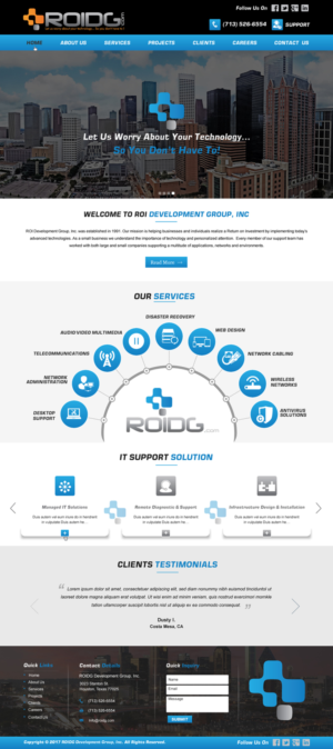 Web-Design von harmi_199 für ROI Development Group, Inc. | Design: #13994194