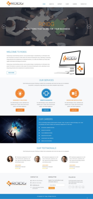 Web Design by pb for ROI Development Group, Inc. | Design: #13882278