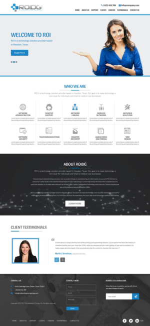 Web Design by pb for ROI Development Group, Inc. | Design: #13882279