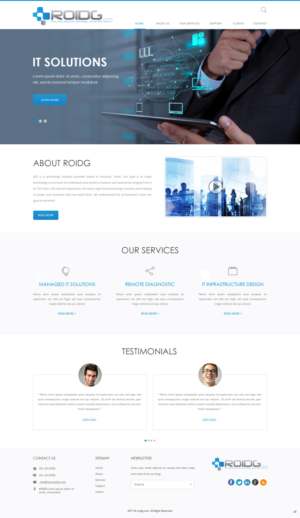 Web Design by pb for ROI Development Group, Inc. | Design: #13882280