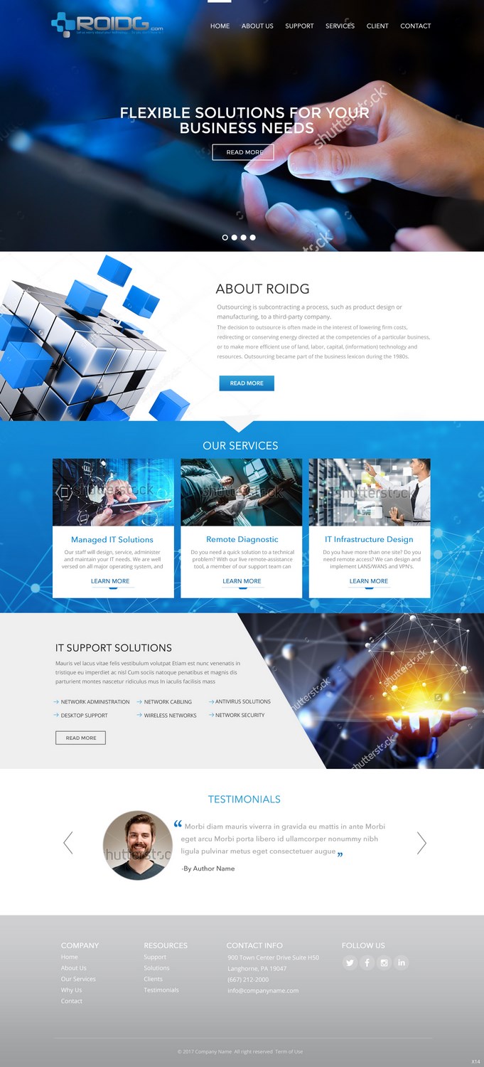 Web Design by pb for ROI Development Group, Inc. | Design #13882285