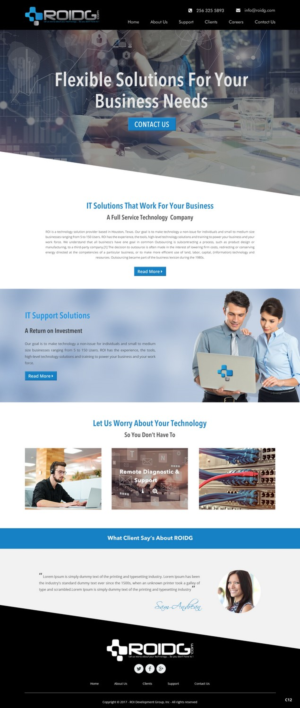 Web Design by pb for ROI Development Group, Inc. | Design: #13896102