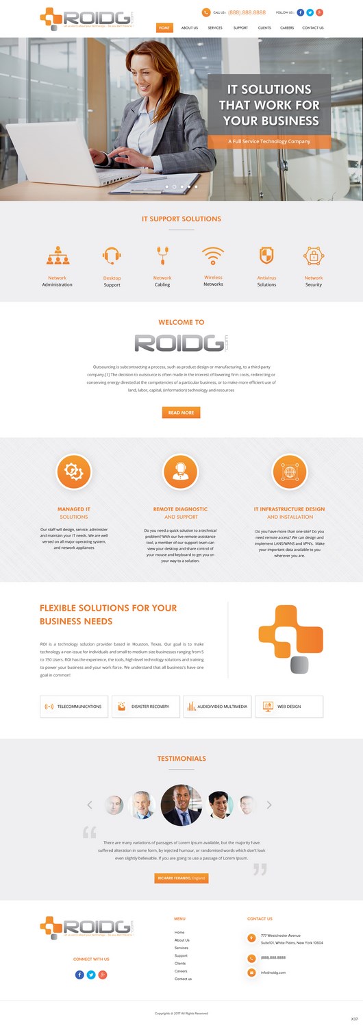 Web Design by pb for ROI Development Group, Inc. | Design #13896106