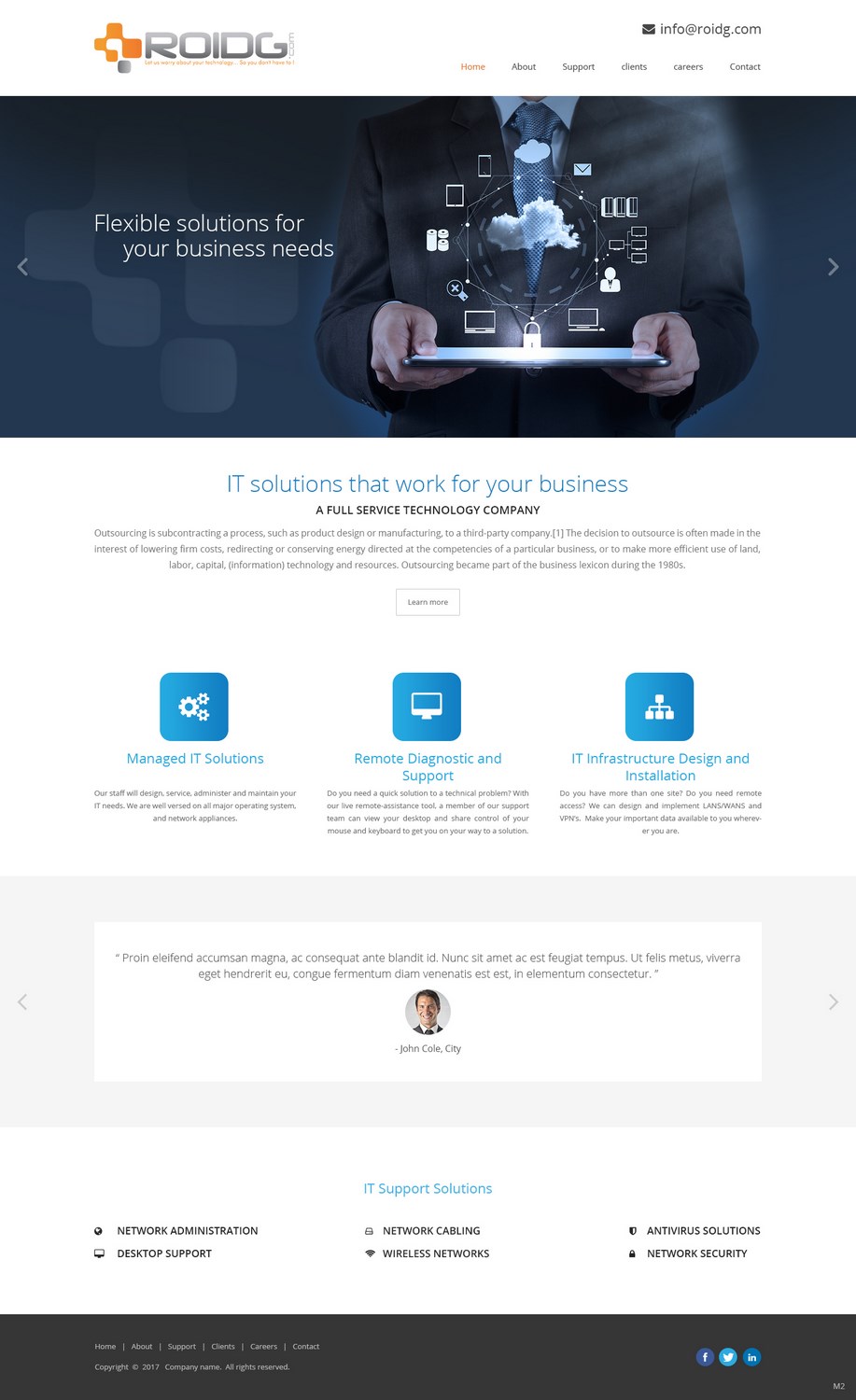 Web Design by pb for ROI Development Group, Inc. | Design #13896110