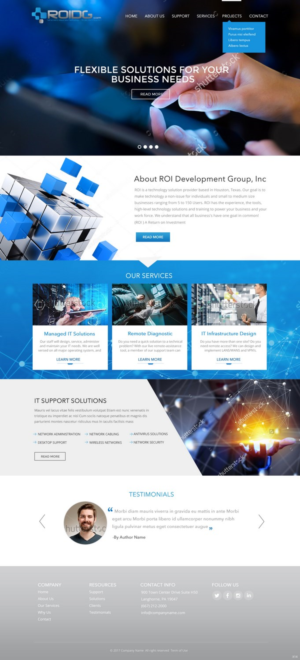 Web Design by pb for ROI Development Group, Inc. | Design: #13930886