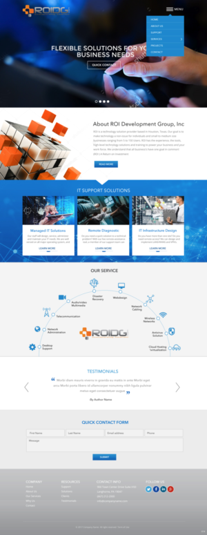 Web-Design von pb für ROI Development Group, Inc. | Design: #14009380