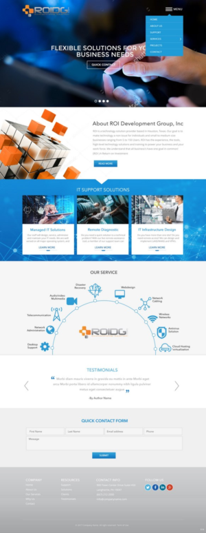 Web Design by pb for ROI Development Group, Inc. | Design: #14018397