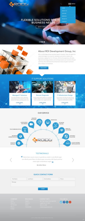 Web Design by pb for ROI Development Group, Inc. | Design: #14032407
