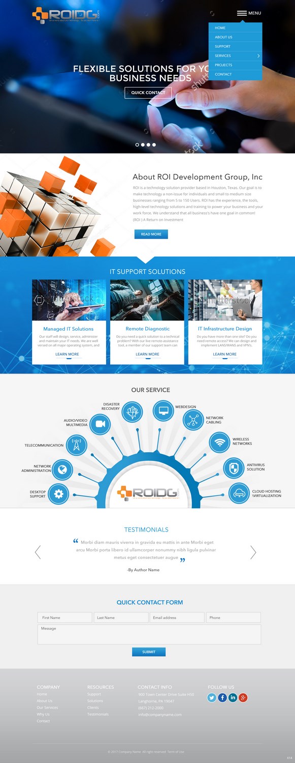 Diseño Web por pb para ROI Development Group, Inc. | Diseño #14101332