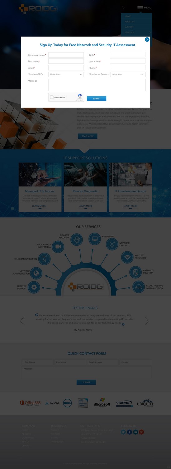 Web Design by pb for ROI Development Group, Inc. | Design #14145832