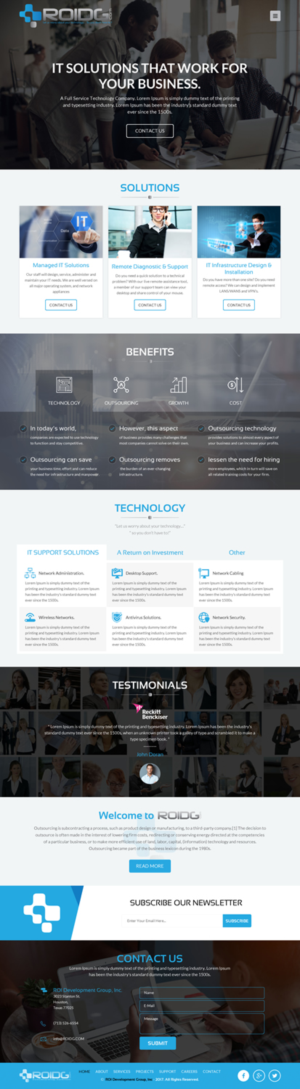 Web Design by rightway for ROI Development Group, Inc. | Design: #13879523