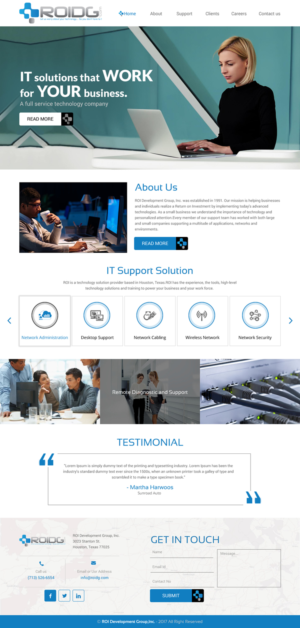 Web Design by rightway for ROI Development Group, Inc. | Design: #13879527