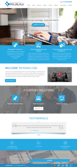 Web Design by rightway for ROI Development Group, Inc. | Design: #13879528
