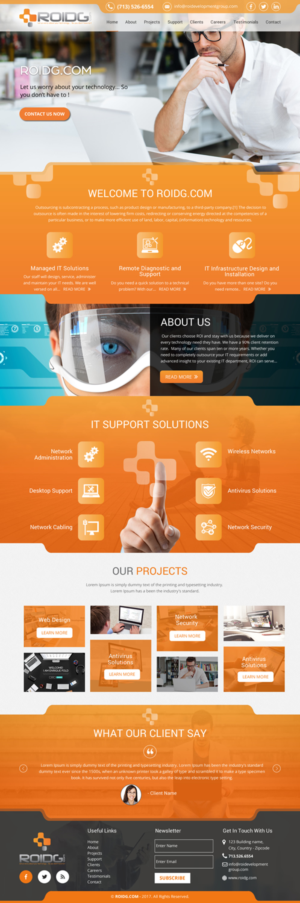 Web Design by rightway for ROI Development Group, Inc. | Design: #13879530