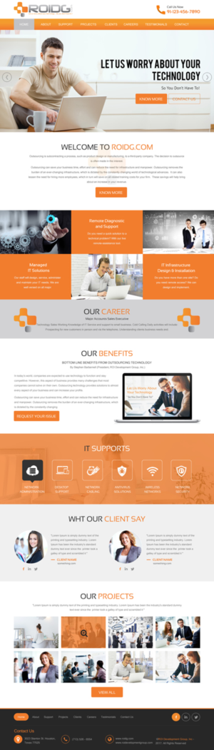 Web Design by rightway for ROI Development Group, Inc. | Design: #13879532