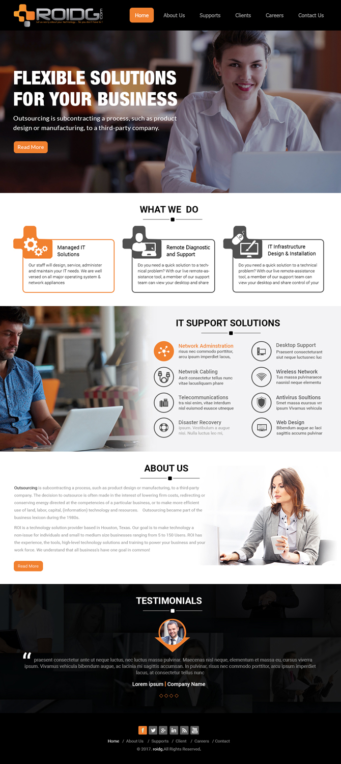 Web Design by Creative Usha for ROI Development Group, Inc. | Design #13894312