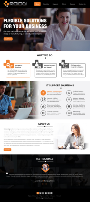 Web Design by Creative Usha for ROI Development Group, Inc. | Design: #13894312