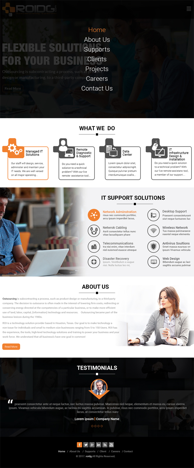 Web Design by Creative Usha for ROI Development Group, Inc. | Design #13931192