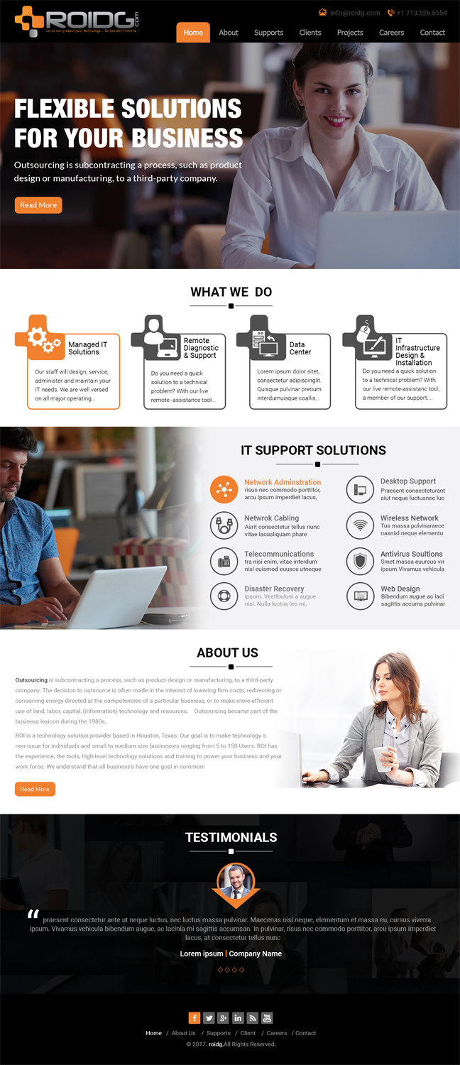 Web Design by Creative Usha for ROI Development Group, Inc. | Design #13931211