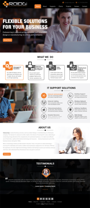 Web Design by Creative Usha for ROI Development Group, Inc. | Design: #13931211