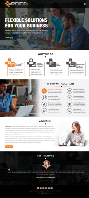 Web Design by Creative Usha for ROI Development Group, Inc. | Design: #13931701