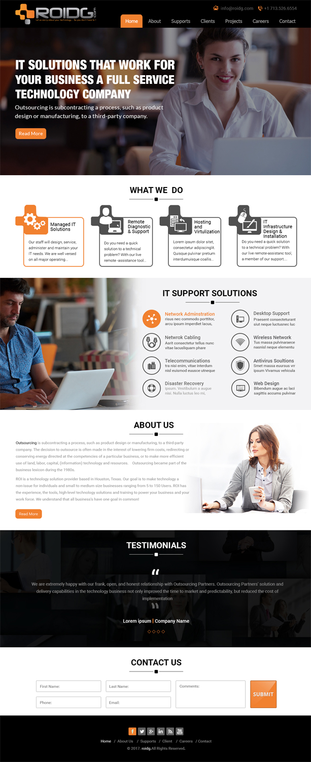 Web Design by Creative Usha for ROI Development Group, Inc. | Design #13939629