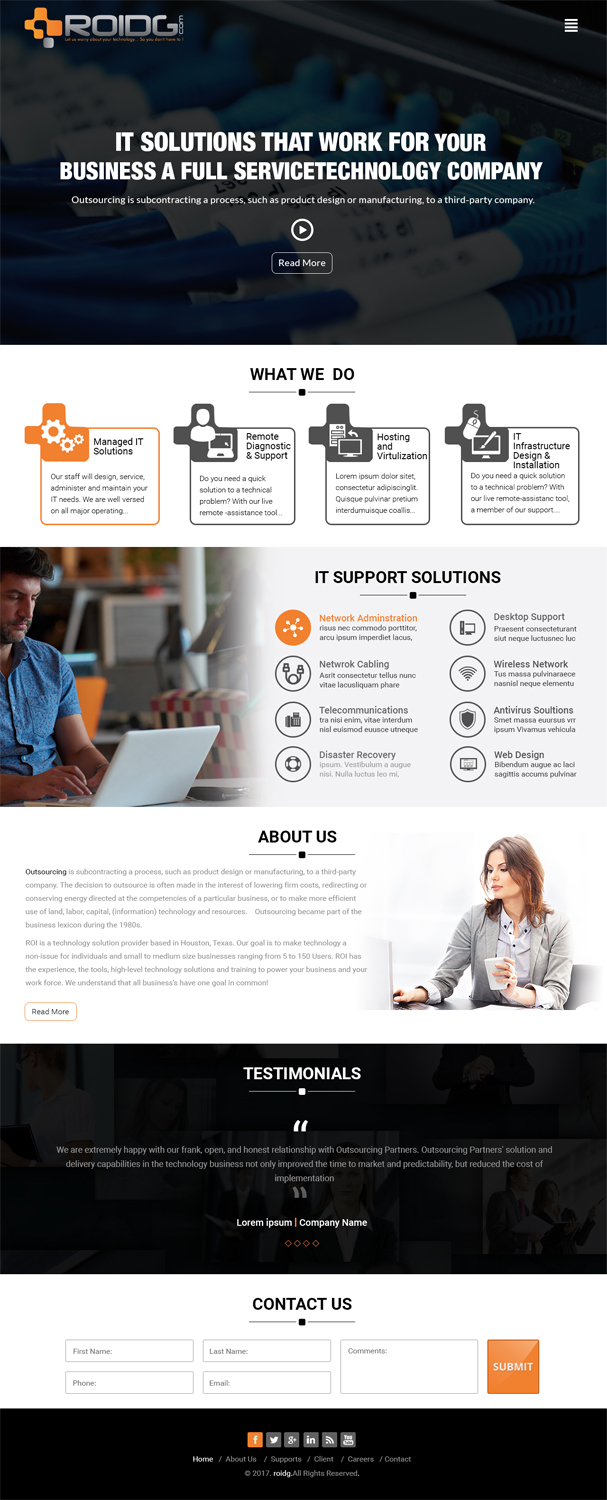 Web Design by Creative Usha for ROI Development Group, Inc. | Design #13939653