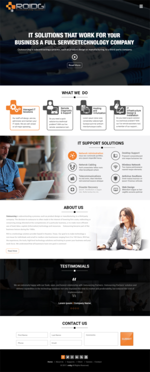 Web Design by Creative Usha for ROI Development Group, Inc. | Design: #13939653