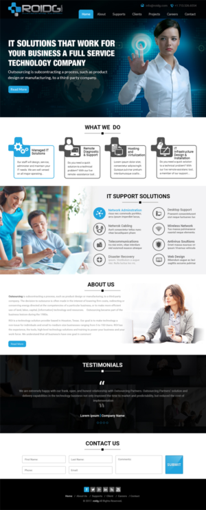 Web Design by Creative Usha for ROI Development Group, Inc. | Design: #13939659