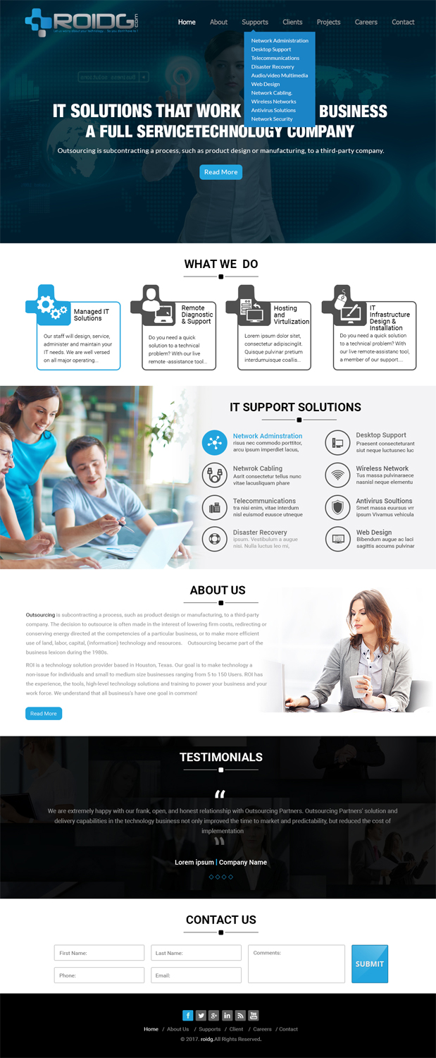 Web Design by Creative Usha for ROI Development Group, Inc. | Design #13939660