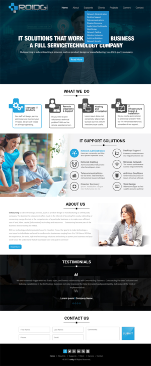 Web Design by Creative Usha for ROI Development Group, Inc. | Design: #13939660