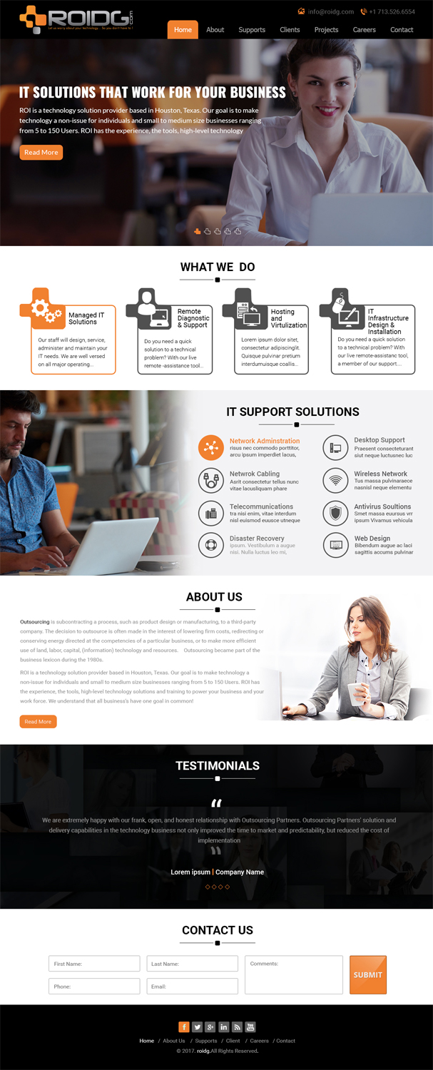 Web Design by Creative Usha for ROI Development Group, Inc. | Design #13958258