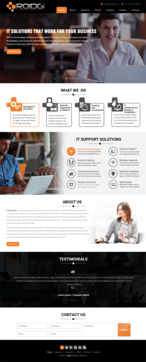 Web Design by Creative Usha for ROI Development Group, Inc. | Design: #13958258