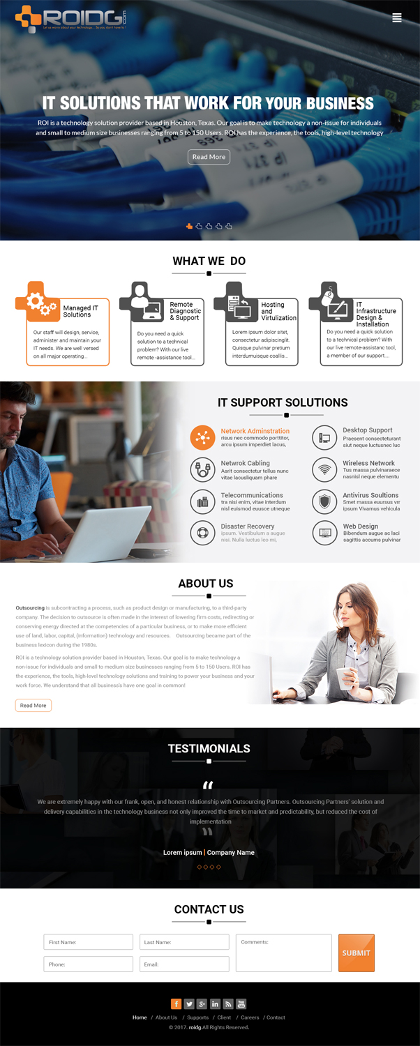 Web Design par Creative Usha pour ROI Development Group, Inc. | Design #13958267