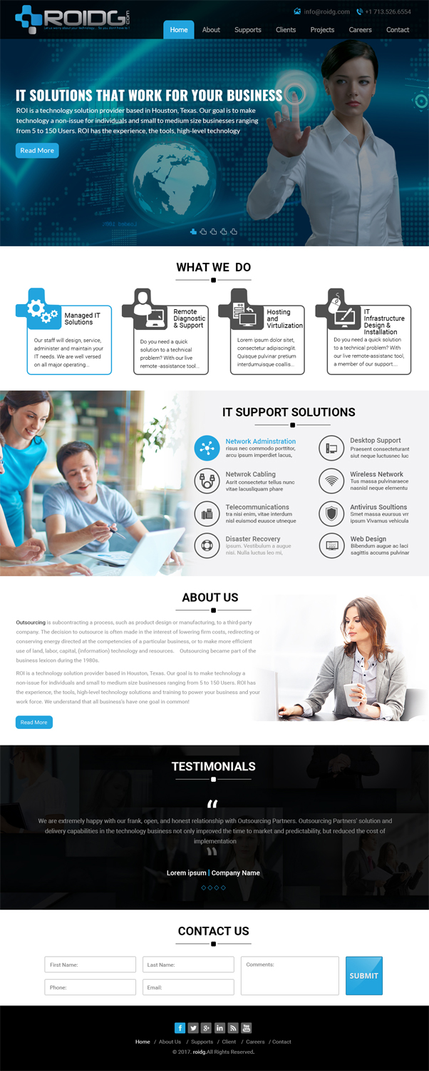 Diseño Web por Creative Usha para ROI Development Group, Inc. | Diseño #13958268