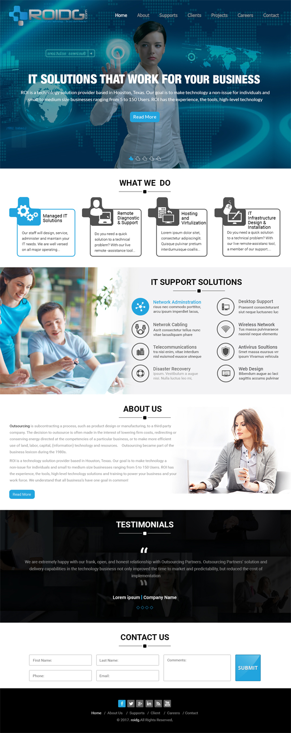 Diseño Web por Creative Usha para ROI Development Group, Inc. | Diseño #13958269