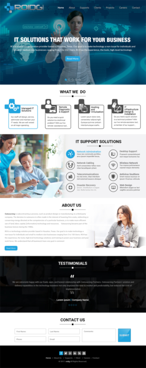 Web Design by Creative Usha for ROI Development Group, Inc. | Design: #13958269