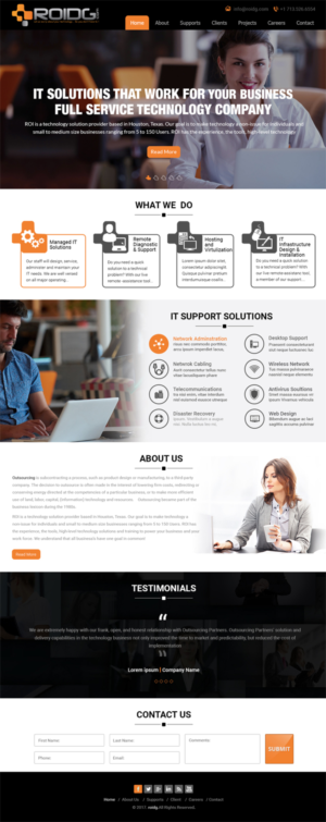 Web Design by Creative Usha for ROI Development Group, Inc. | Design: #14004575
