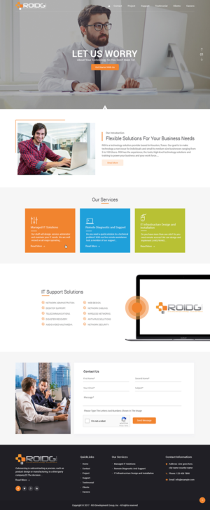 Web Design by zxsolutions for ROI Development Group, Inc. | Design #13903543
