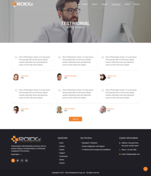 Web Design by zxsolutions for ROI Development Group, Inc. | Design: #13903544