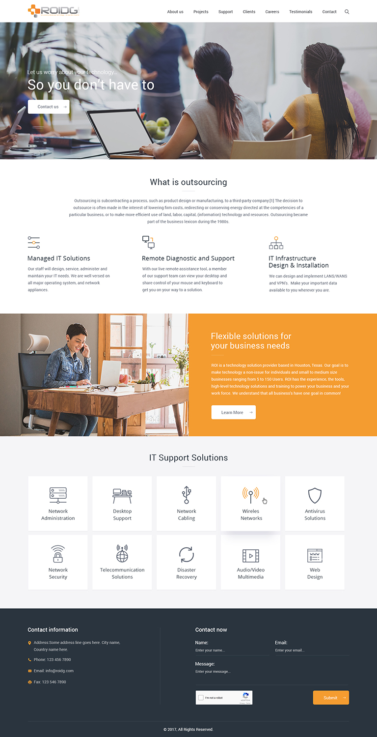 Diseño Web por nzdesigners para ROI Development Group, Inc. | Diseño #13903427