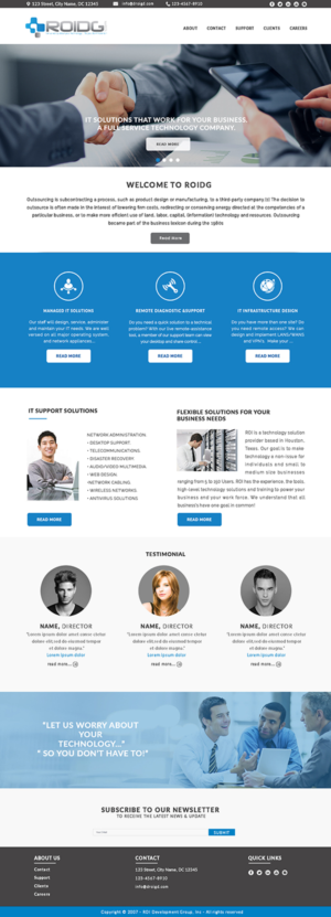 Web Design by bdesigner9 for ROI Development Group, Inc. | Design #13879228