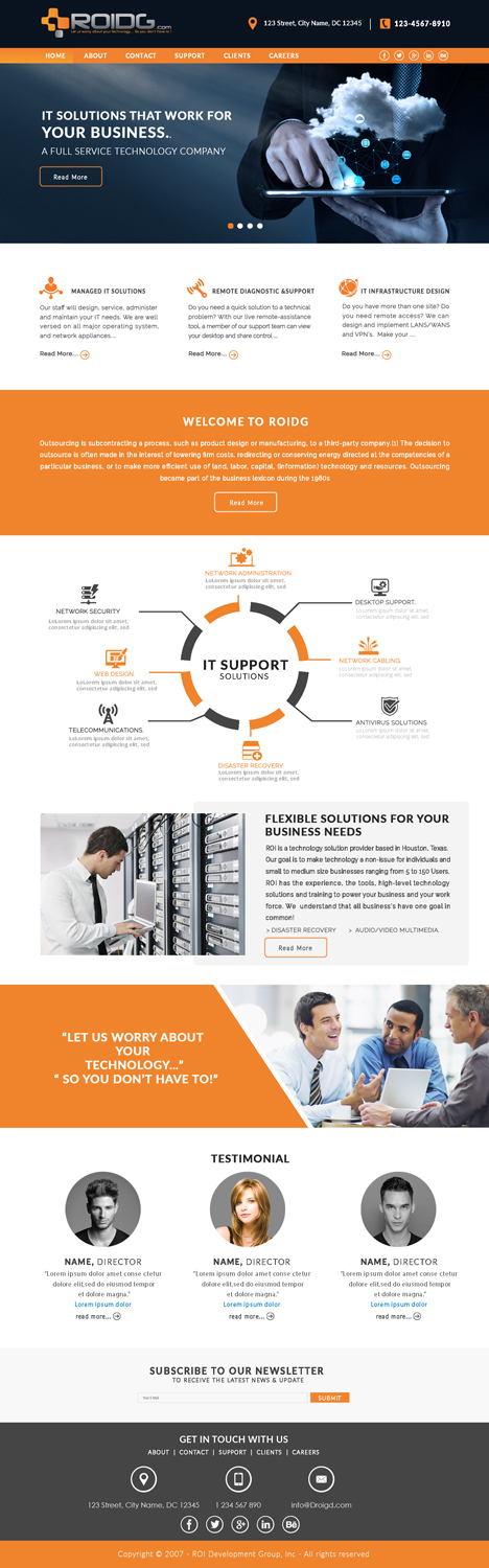 Web Design by bdesigner9 for ROI Development Group, Inc. | Design #13925482