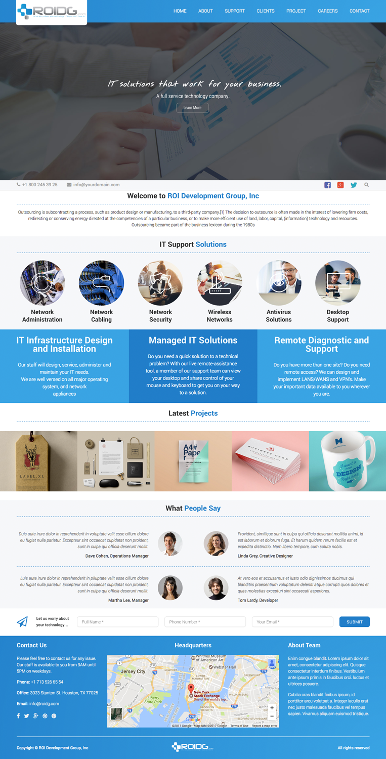 Web Design par cCopilot pour ROI Development Group, Inc. | Design #13882442